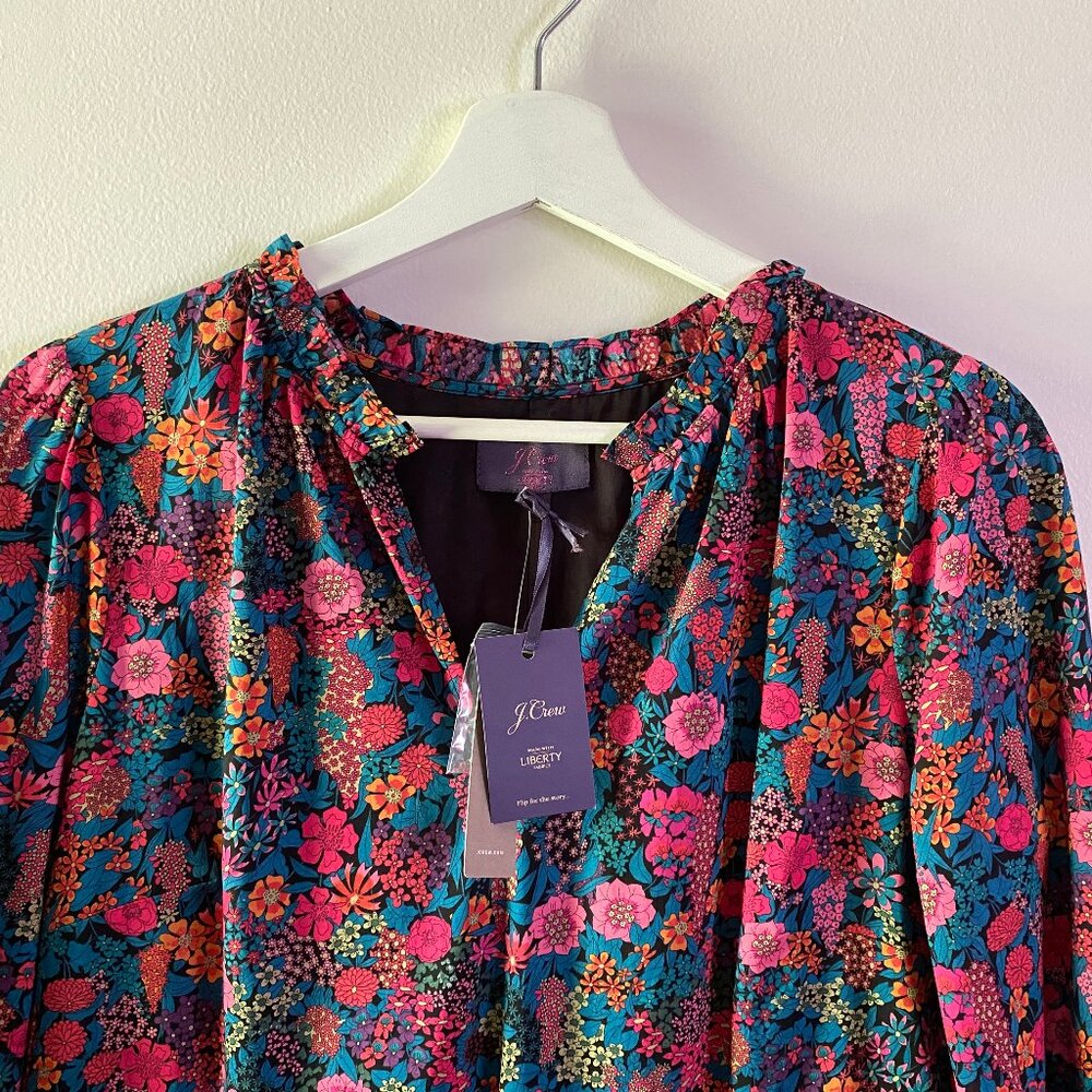 J.Crew (Liberty of London) Dress, Size XS, Runs Large. NWT. - Picture 4 of 8